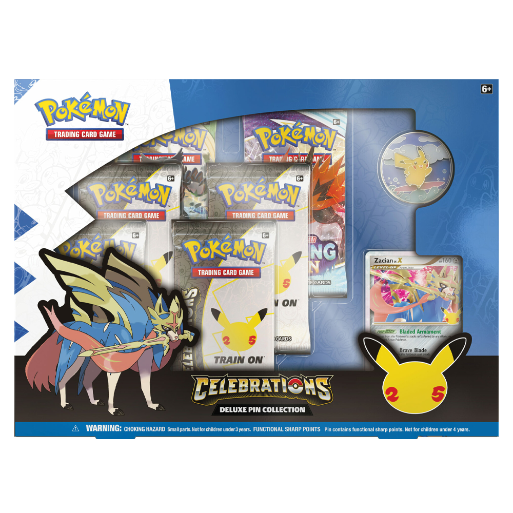 Pokémon TCG: Celebrations Deluxe Pin Box (25th Anniversary)